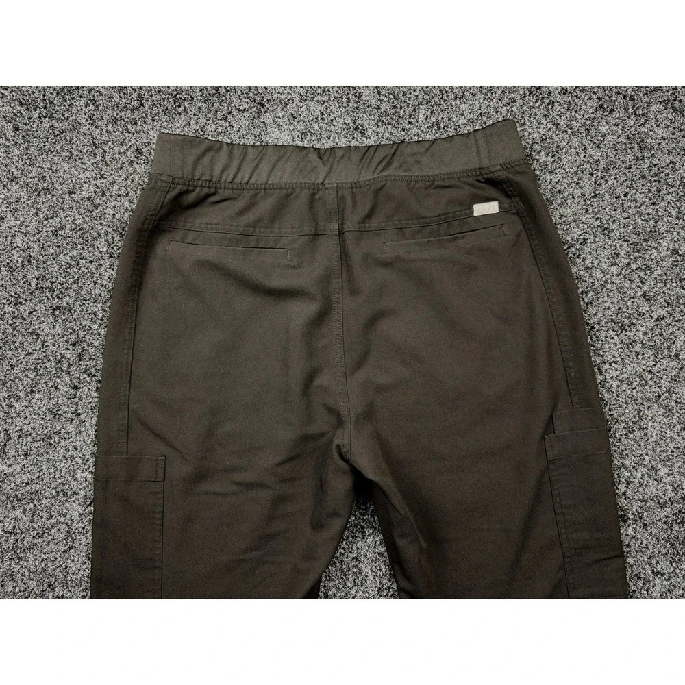 FIGS Axim Cargo Scrub Pants Mens Large Black Technical Collection T2001 Straight